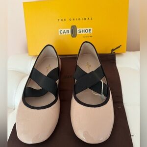 NWT. Carshoe Women's Pink Ballet Flats. Made in Italy. Leather.